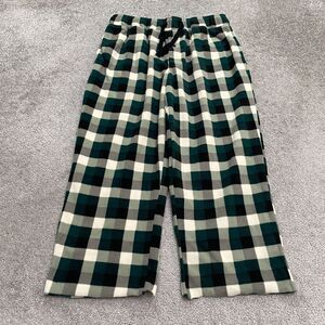 Goodfellow & Co Tartan Pajama Plush Crop Pants Mens Medium Multi Plaid Straight